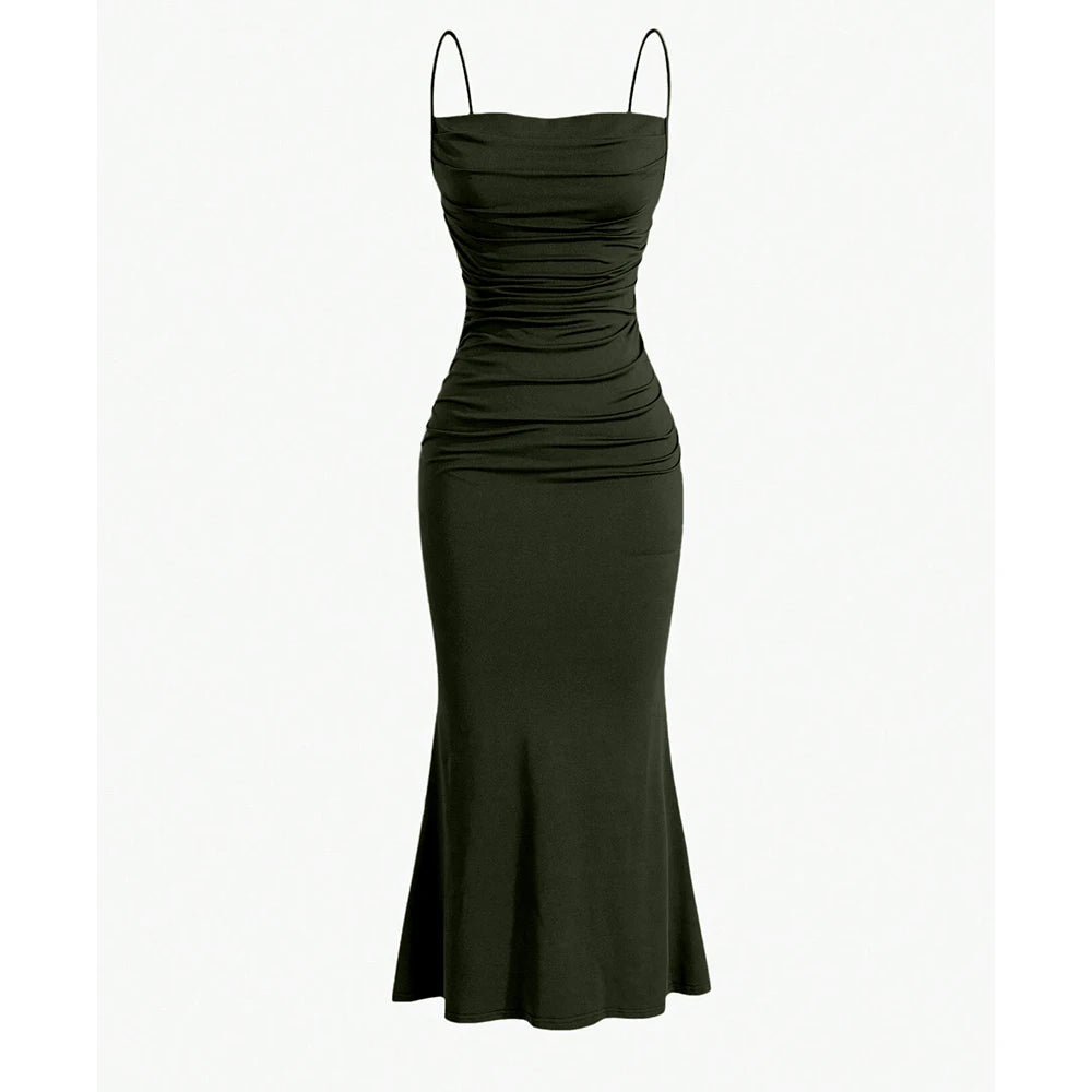 Chic Slim Fit Long Dress