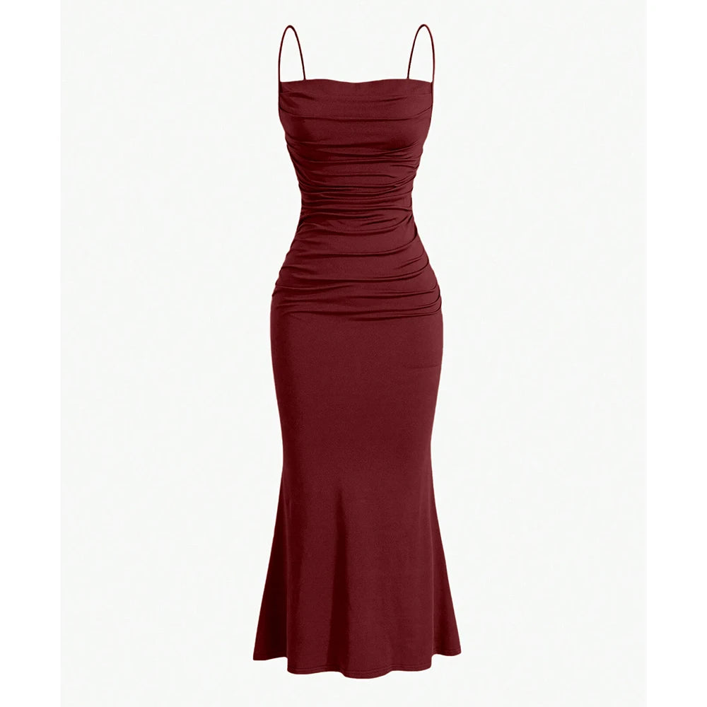Chic Slim Fit Long Dress