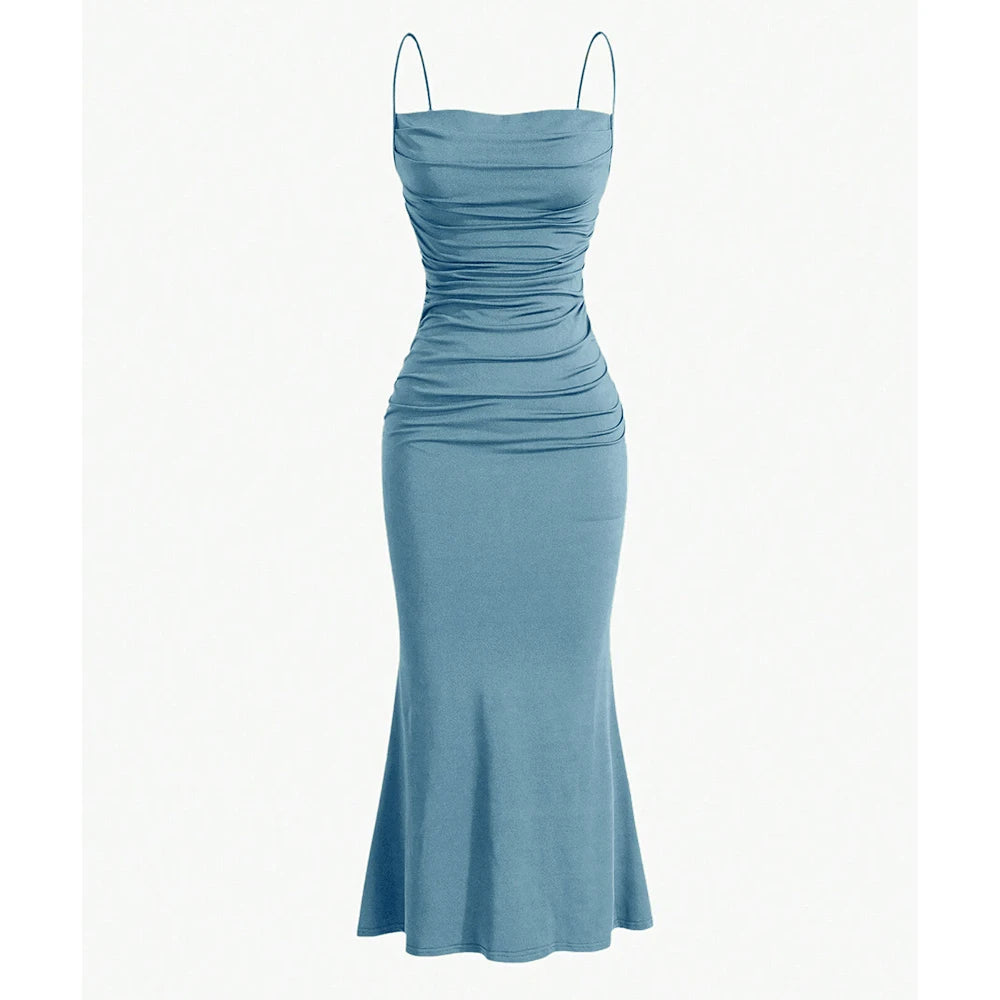 Chic Slim Fit Long Dress
