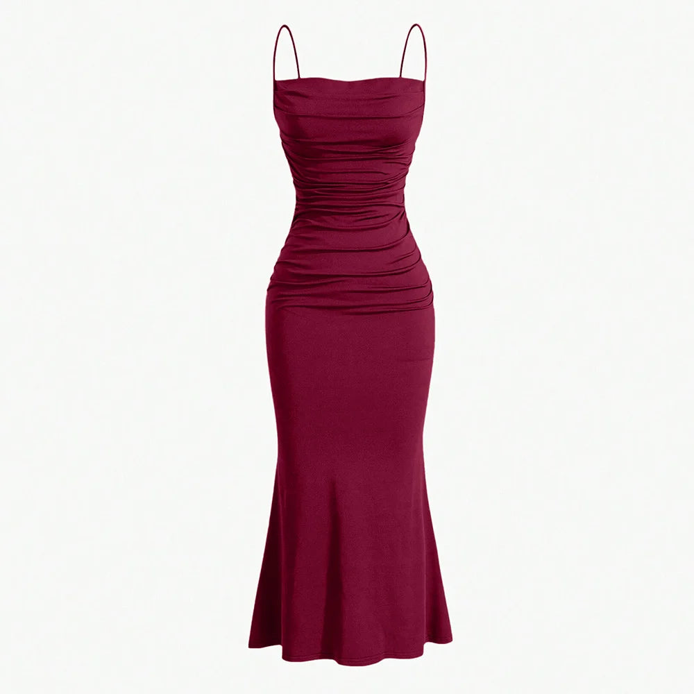 Chic Slim Fit Long Dress