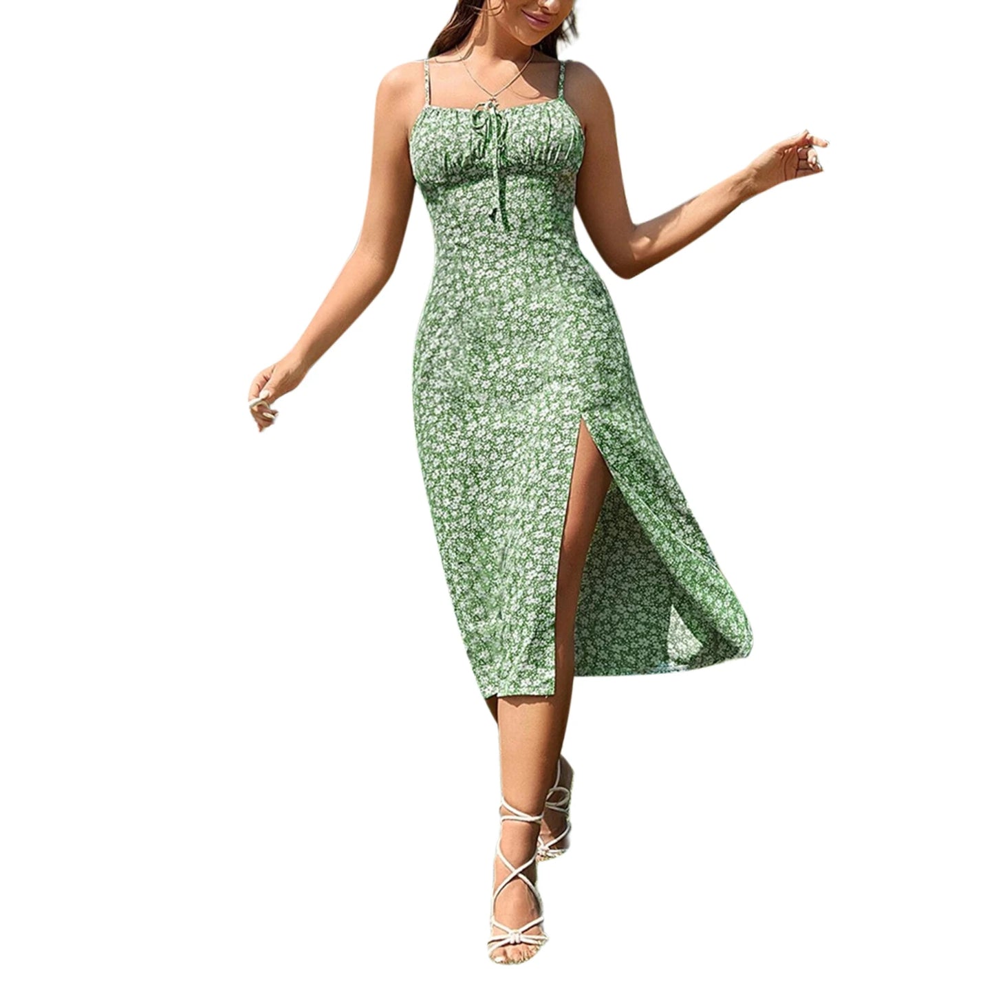 Women’s Trendy Flower Print Dress 2024