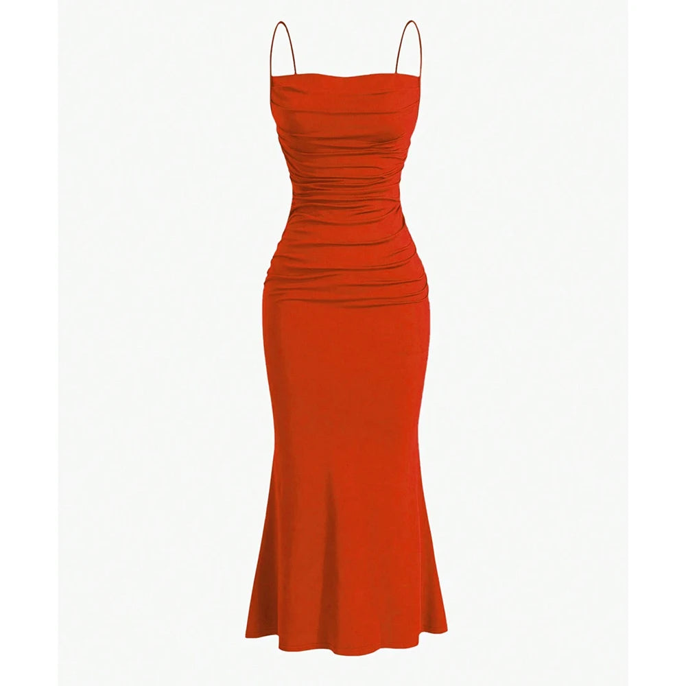 Chic Slim Fit Long Dress