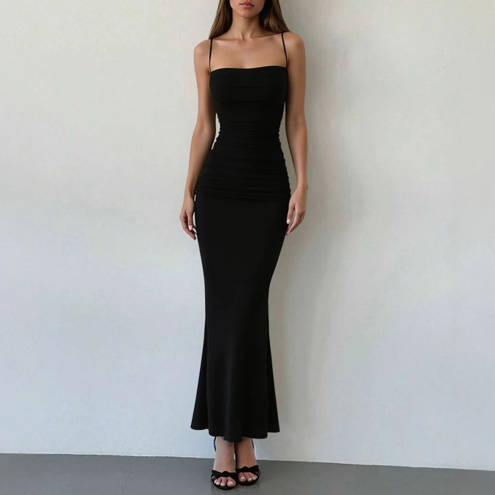Chic Slim Fit Long Dress