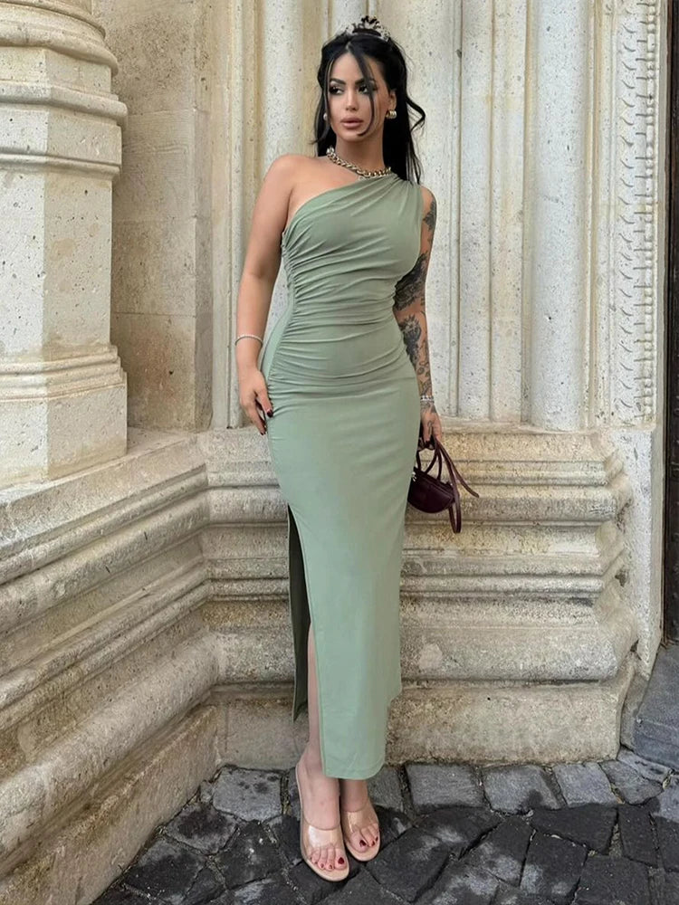 Sleeveless Backless Long Dress