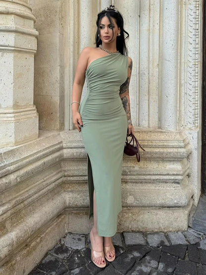 Sleeveless Backless Long Dress