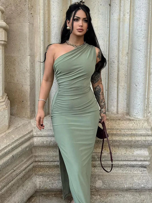 Sleeveless Backless Long Dress