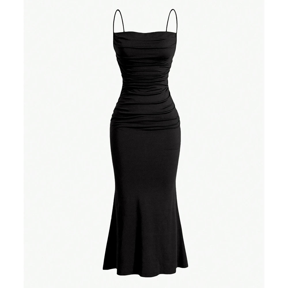 Chic Slim Fit Long Dress