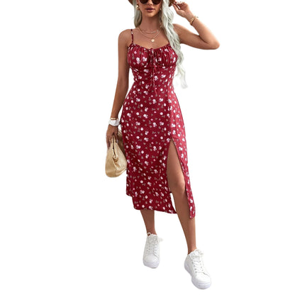 Women’s Trendy Flower Print Dress 2024