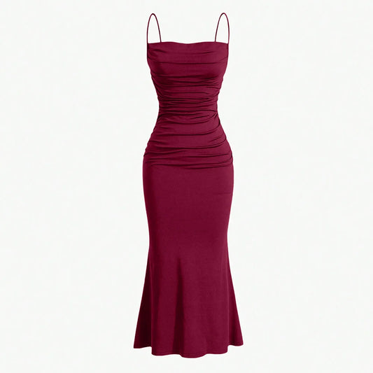 Chic Slim Fit Long Dress
