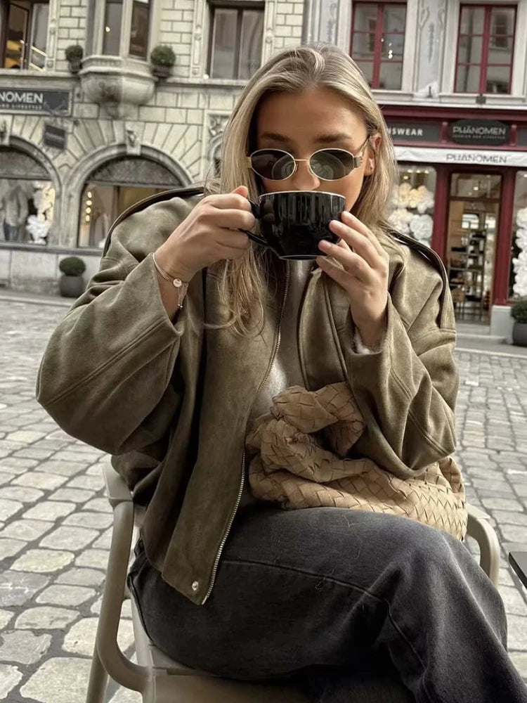 Women's vintage bomber jackets