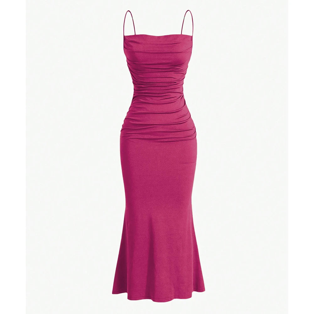Chic Slim Fit Long Dress