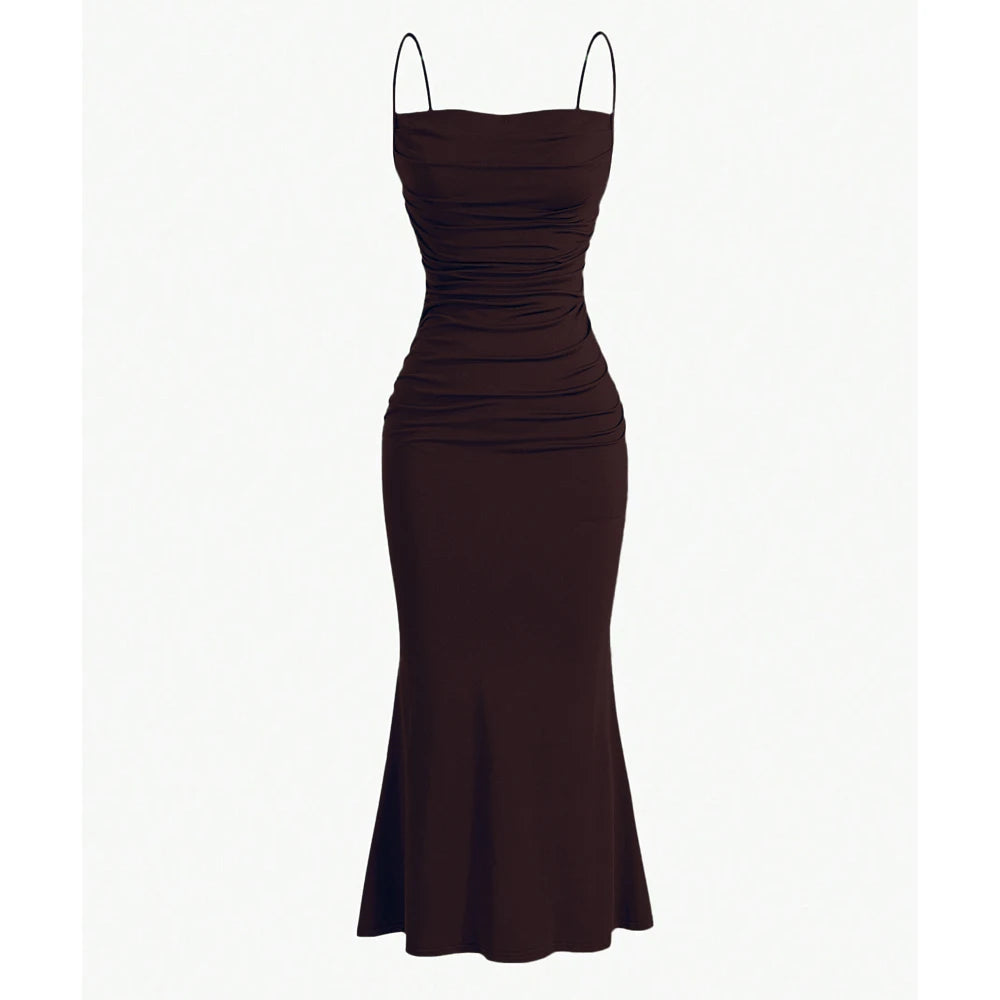 Chic Slim Fit Long Dress